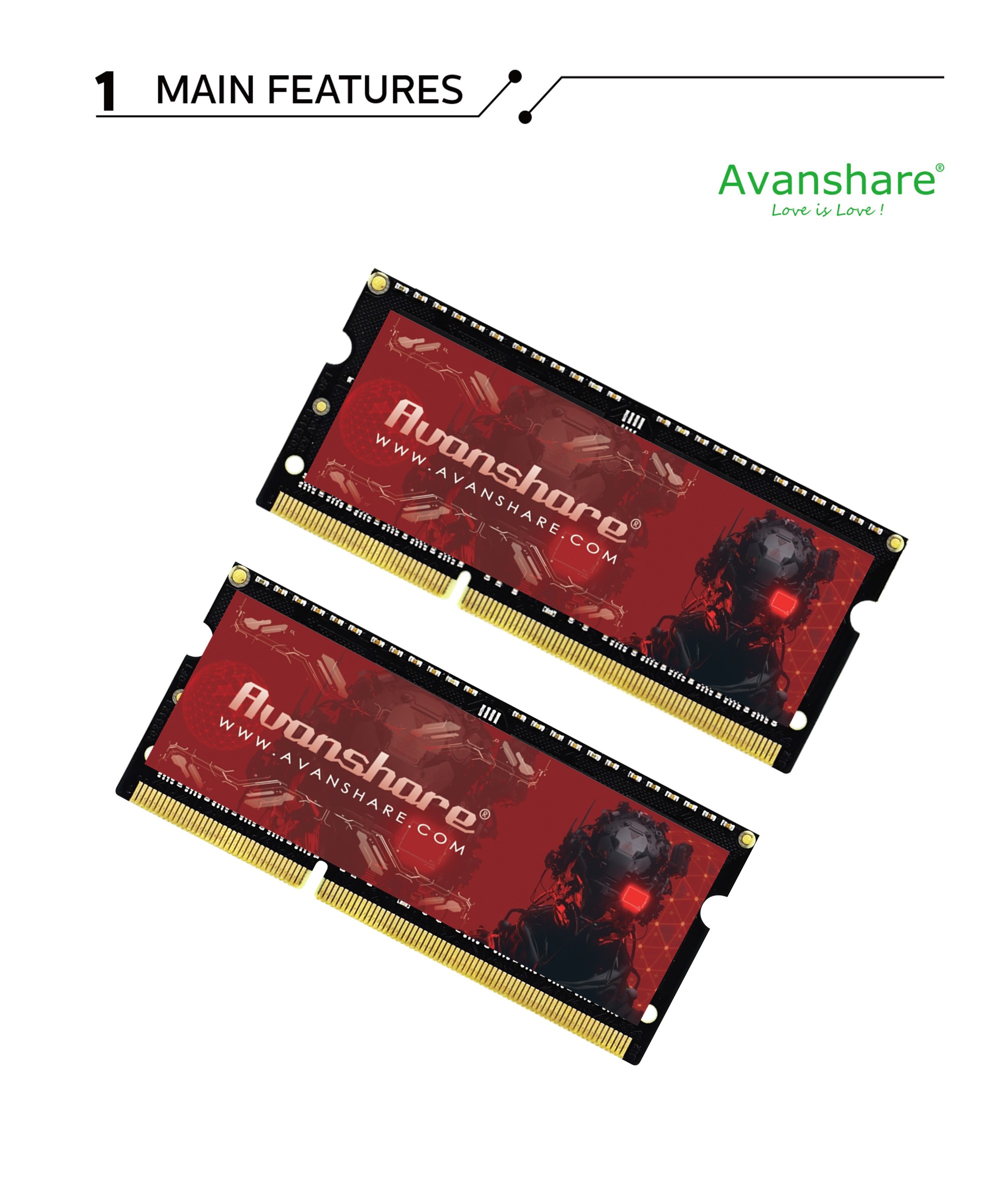 Ddr5 8Gb - Memoria RAM Avanshare DDR5 DDR4 DDR3