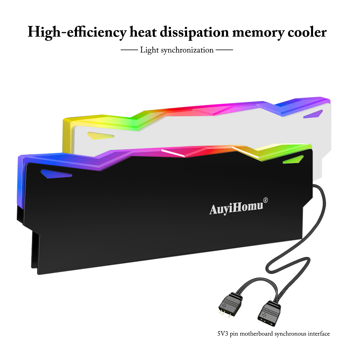 Ddr5 Rgb Ram - Dissipatore di Calore RGB AuyiHomu, Raffreddatore
