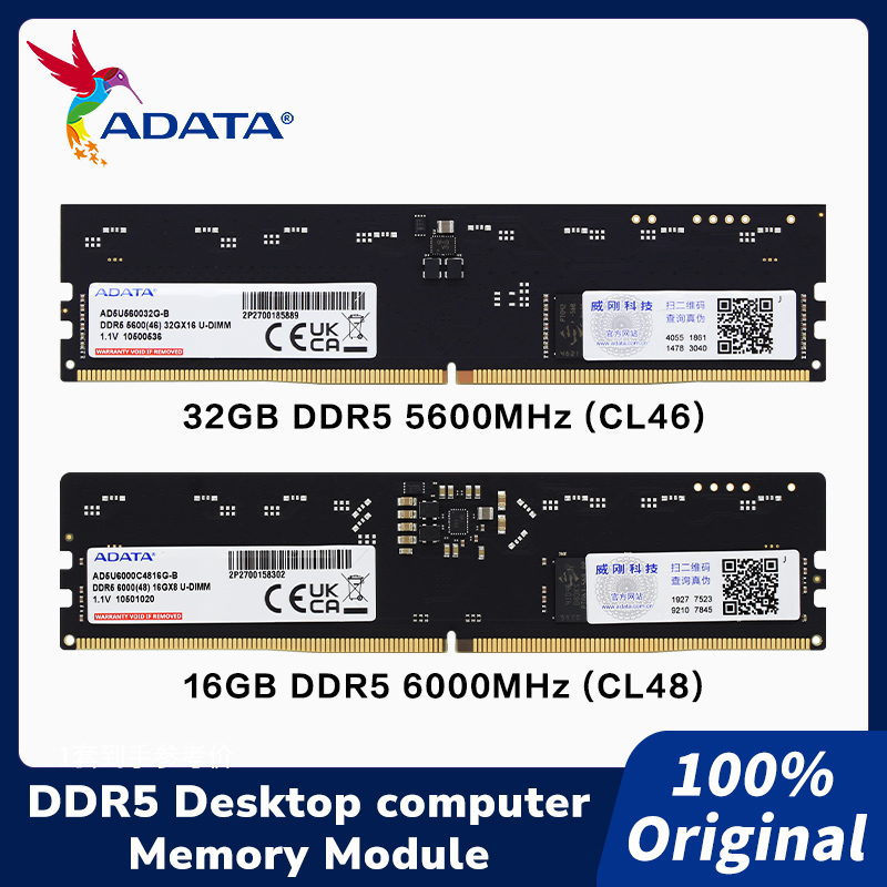 Ddr5 6000Mhz - Modulo di memoria ADATA DDR5 U-DIMM