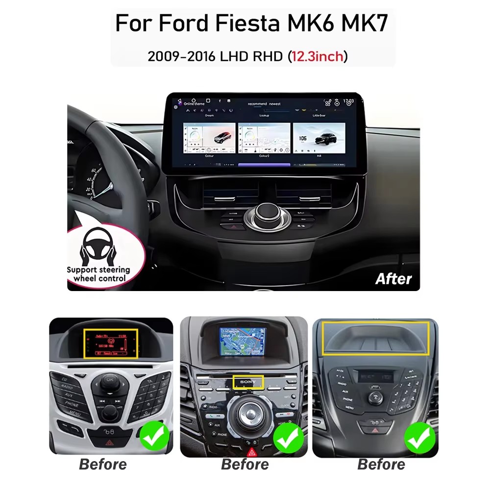 12,3 pollici - Per Ford Fiesta - Ddr5 8Gb recensione e prezzo