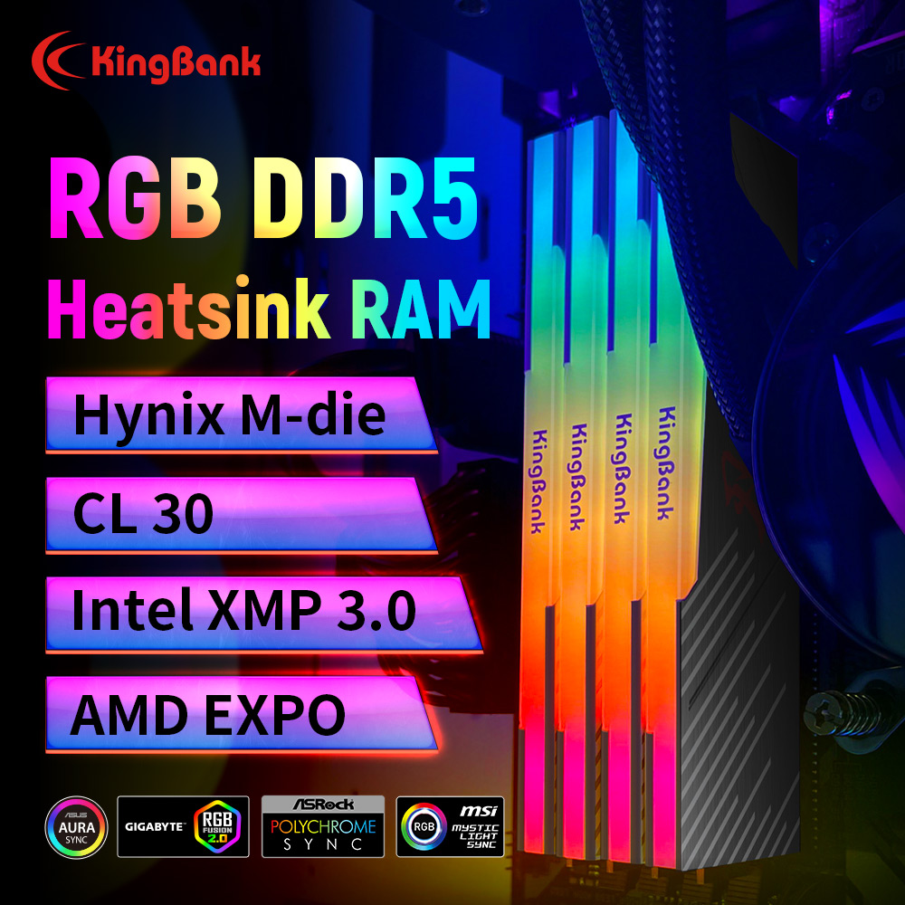 KingBank KRRB DDR5 RGB Serie S - Ddr5 6000Mhz recensione e prezzo