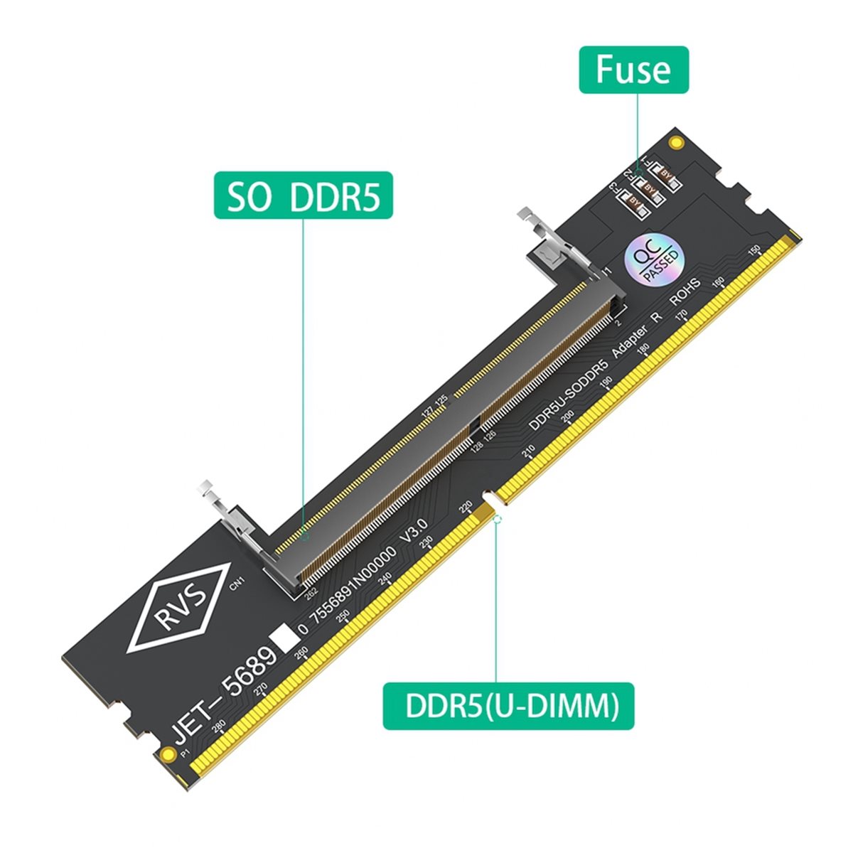 DT1461~Adattatore da RAM DDR5  - Ddr5 Sodimm recensione e prezzo