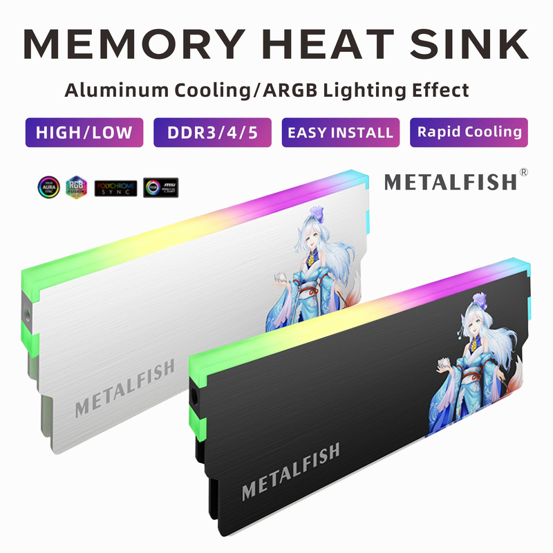 METALFISH DRAM Dissipatore di  - Ddr5 Memory recensione e prezzo