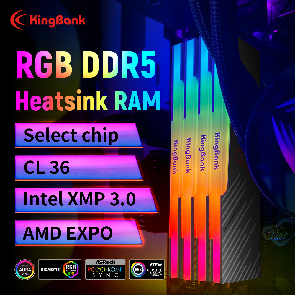 KingBank KRRB DDR5 RGB 16GB /1 - Ddr5 6000Mhz recensione e prezzo